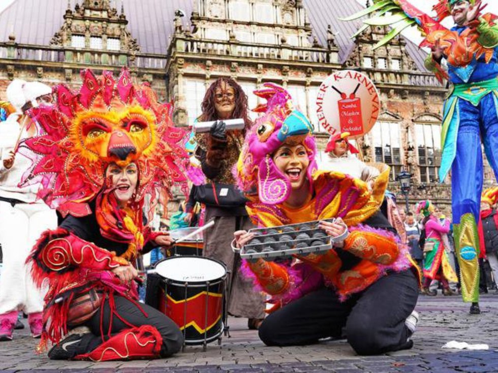 Auftakt zum Bremer Sambakarneval