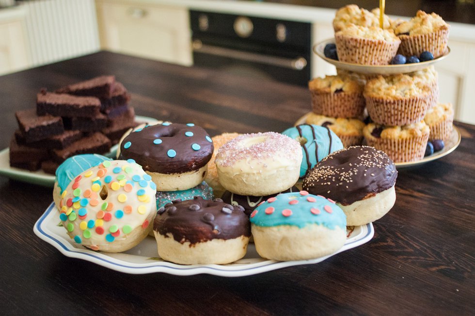 Rezept: Mini-Donuts aus dem Ofen