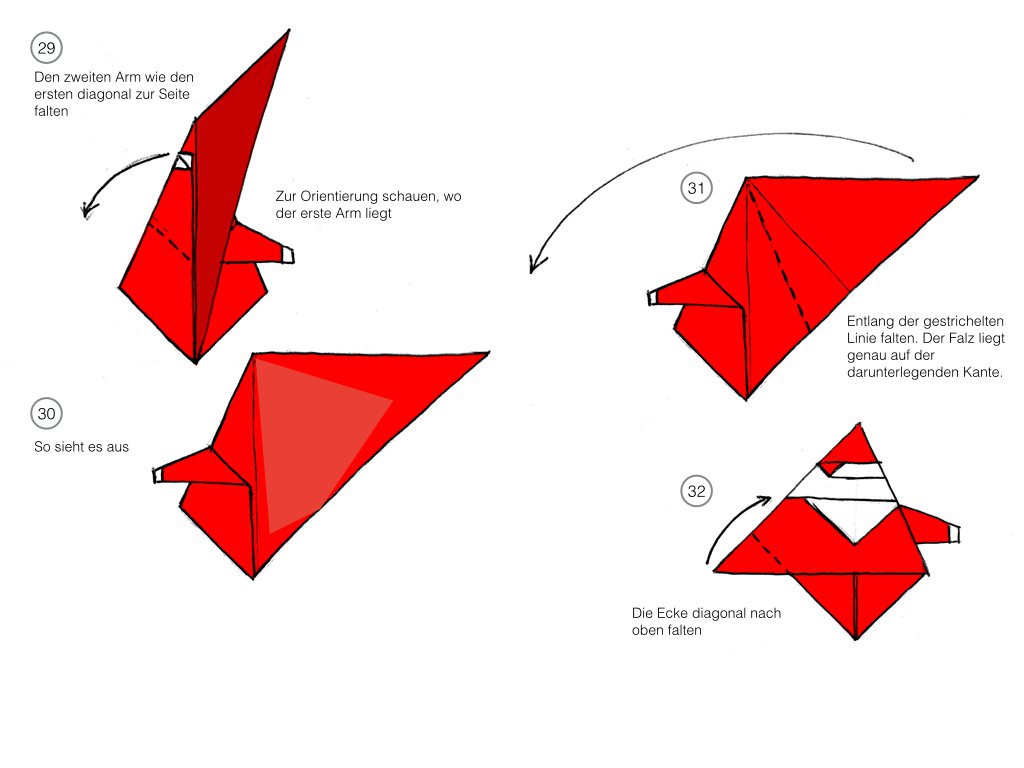 Diy Origami Weihnachtsmann Kinderzeit Bremende