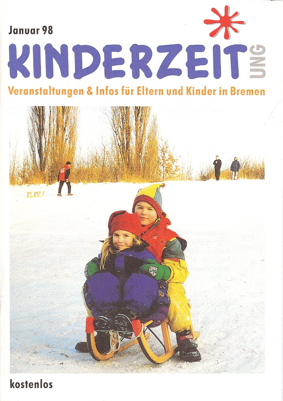 Das erste Cover der kinderzeitung